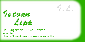 istvan lipp business card